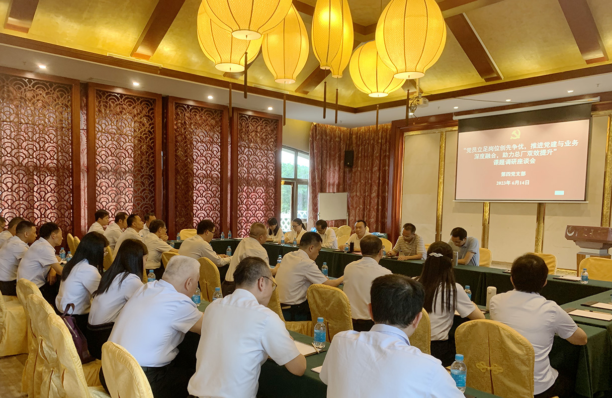 党建引领谱新篇，实地调研促发展——总厂党委书记许宜昌到金戈车间党支部、第四党支部发展调研座谈